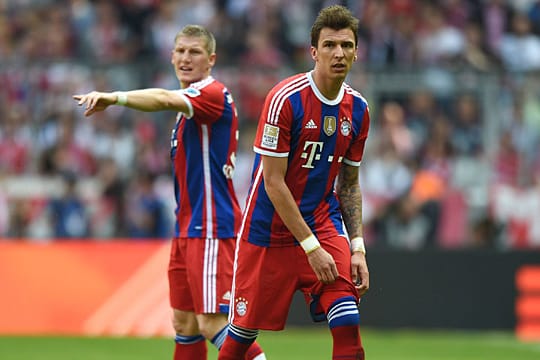 Bastian Schweinsteiger (li.) und Mario Mandzukic
