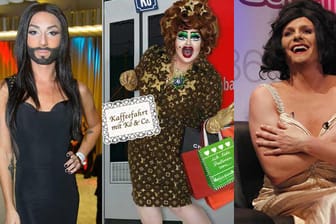 Galionsfiguren der Dragqueen-Szene: Conchita Wurst, Freifrau von Kö und Nina Queer