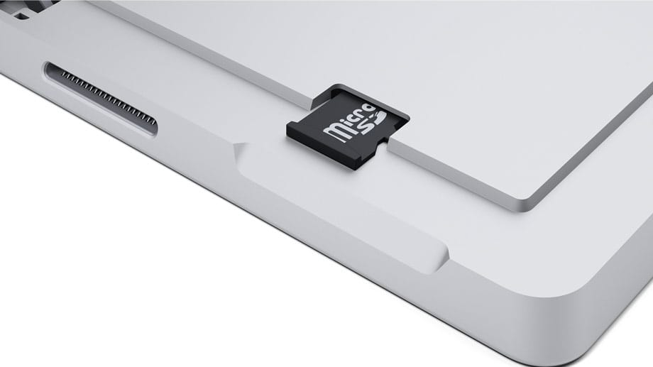 Microsoft Surface Pro 3 mit microSD-Kartenleser
