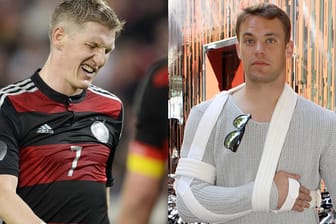 Bastian Schweinsteiger und Manuel Neuer gehören zu den Sorgenkindern von Bundestrainer Joachim Löw.