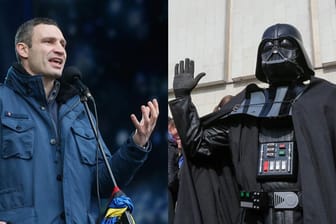 Während Vitali Klitschko Korruption und Vetternwirtschaft bekämpfen will, will "Darth Vader" von ihr profitieren