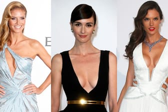 Model Heidi Klum, Schauspielerin Paz Vega und Model Alessandra Ambrosio zeigten sich bei der "amfAR-Gala" in Cannes sehr freizügig.