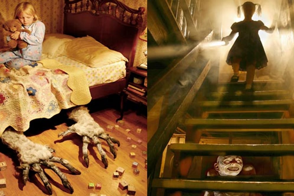 Monster lauern unter dem Bett und unter der Kellertreppe - Fotos aus der Serie "Children's Nightmares" von Joshua Hoffine
