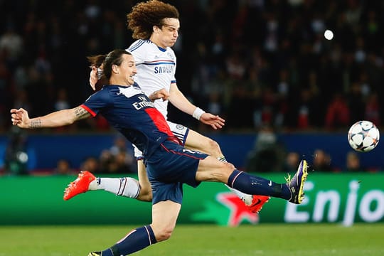 Künftig im gleichen Trikot: Zlatan Ibrahimovic und David Luiz.