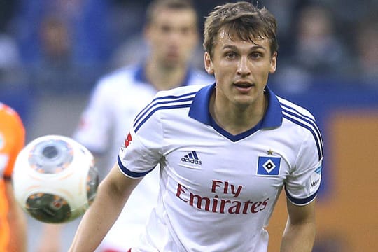 Robert Tesche beim Relegationsspiel des HSV gegen Greuther Fürth.