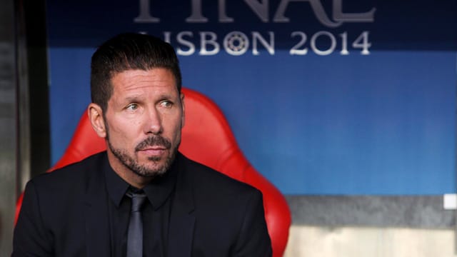 Diego Simeone nimmt die Niederlage auf seine Kappe.
