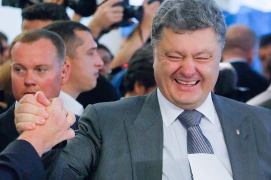 Pjotr Poroschenko wird ukrainischer Präsident