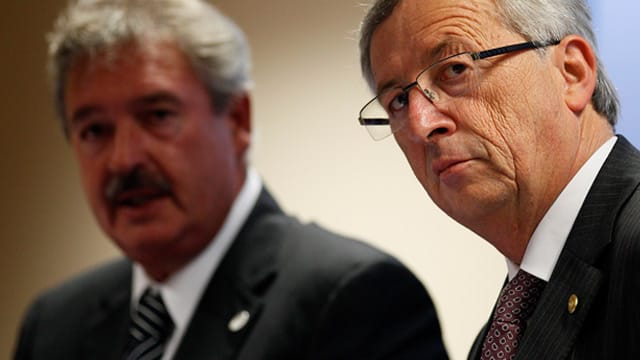 Wut in Luxemburg: Asselborn (links) und Juncker