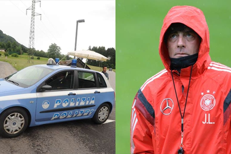 Angeschlagene Spieler, Pinkelaffäre, Führerscheinentzug, Unfall beim Sponsorentermin: Das Trainingslager der DFB-Elf in Südtirol stand unter keinem guten Stern.