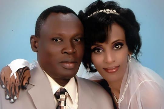 Daniel Wani mit seiner Frau Mariam Jahia Ibrahim Ischak