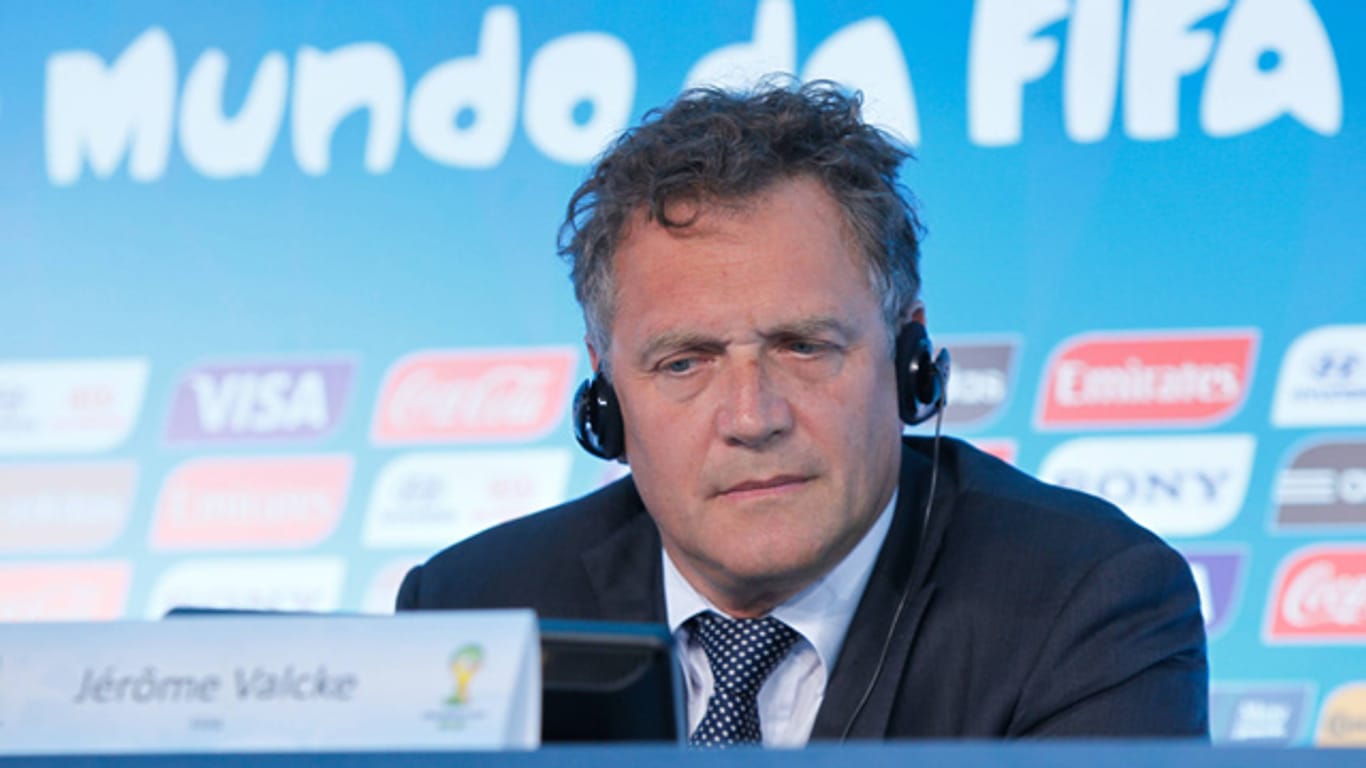 FIFA-Generalsekretär Jerome Valcke bei einer Pressekonferenz im April in Rio de Janeiro.