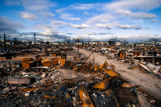 Hurrikan Sandy richtete an der Ostküste der USA im Jahr 2012 erhebliche Schäden an