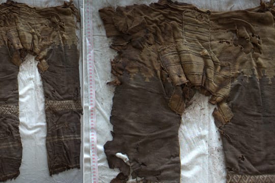 Über 3000 Jahre alt, aber bequem verarbeitet, so die Wissenschaftler des Deutschen Archäologischen Instituts über die wohl älteste Hose der Welt.