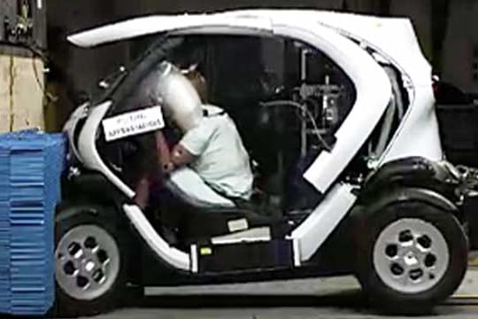 Crashtest: Renault Twizy & Co. mit katastrophalen Ergebnissen