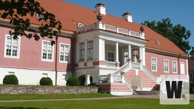 Das Herrenhaus auf dem Gut Sagadi.