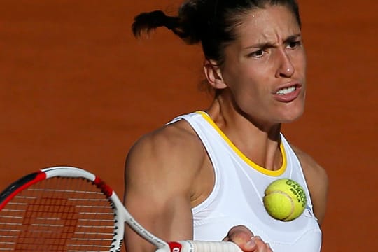 Andrea Petkovic während des Halbfinals