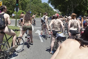 In Madrid durften die Nacktrodler 2013 noch ihrer Leidenschaft nachgehen.