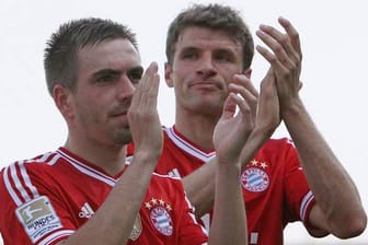 Bleiben den Bayern treu: Philipp Lahm (li.) und Thomas Müller