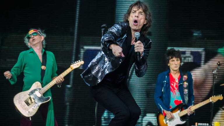 Die Rolling Stones in Berlin.