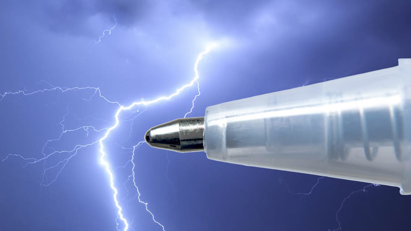 Wovor haben Sie mehr Angst - vor einem Blitz oder einem Kugelschreiber?