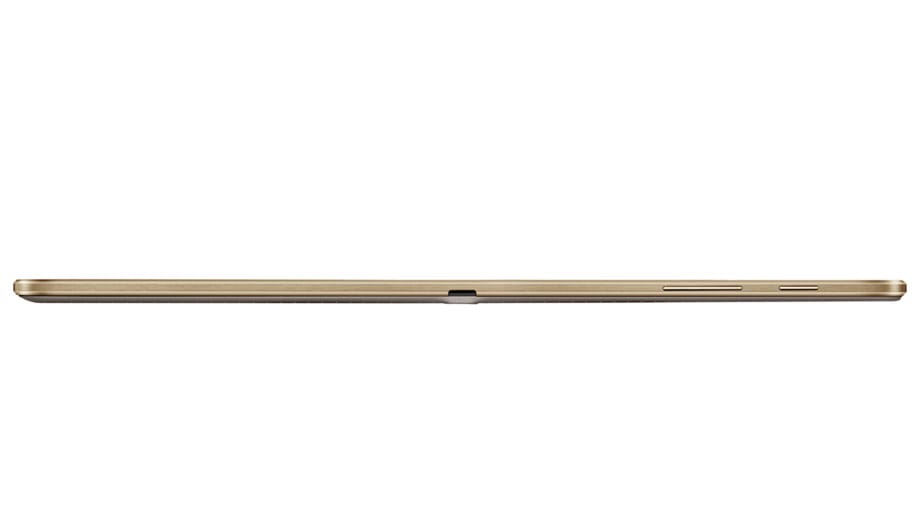 Das Samsung Galaxy Tab S ist mit 6,6 Millimeter bemerkenswert dünn.