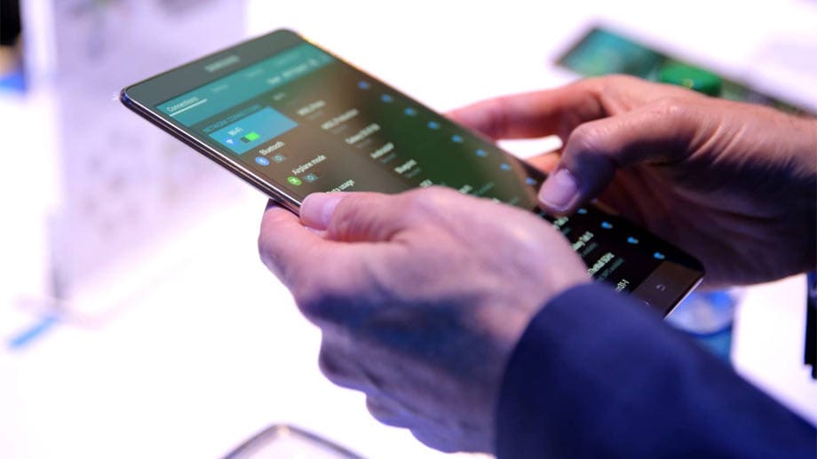 Die neuen Samsung-Tablets sind sehr dünn und leicht.