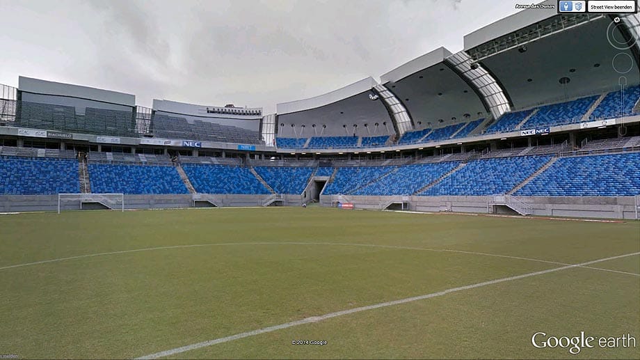 Street-View-Aufnahme vom "Estádio das Dunas" in Natal