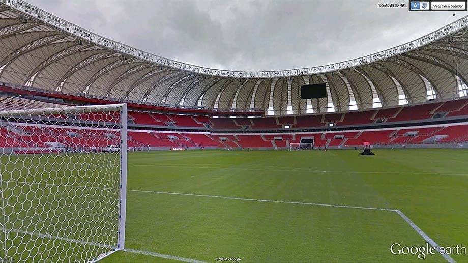 Street-View-Ansicht des "Estádio Beira-Rio" in Porto Alegre