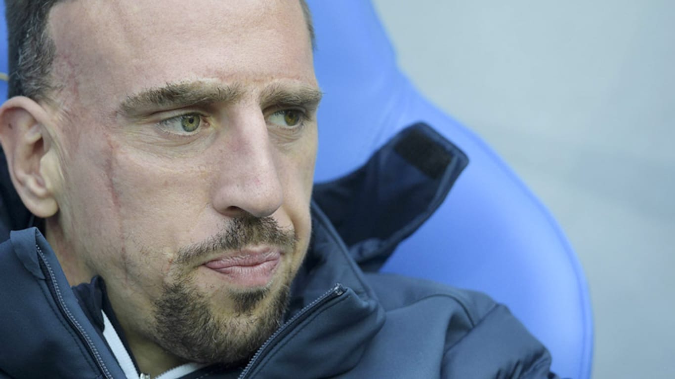 Franck Ribéry ist derzeit zum Zuschauen verurteilt.