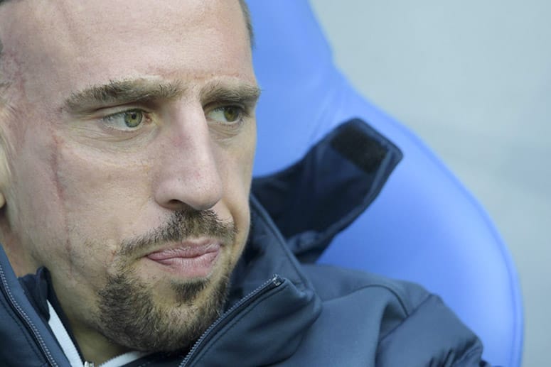 Franck Ribéry ist derzeit zum Zuschauen verurteilt.