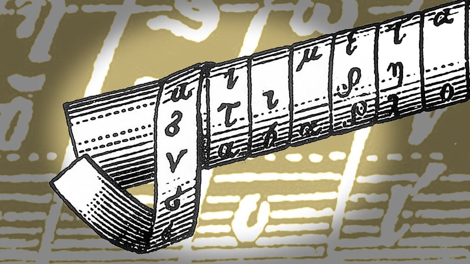 Ein Band, das um einen Stab gewickelt wird: Das ist der älteste Geheimcode der Welt. Ein Band, das um einen Stab gewickelt wird: Das ist der älteste Geheimcode der Welt.
