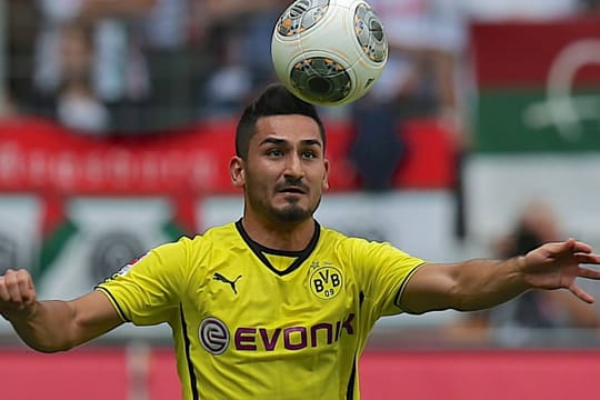 BVB-Star Ilkay Gündogan bei seinem vorerst letzten Bundesliga-Einsatz im August gegen den FC Augsburg.