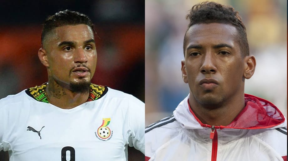 Bruderduell: Kevine-Prince (li.) und Jerome Boateng treffen beim Gruppenspiel Ghana gegen Deutschland aufeinander. Bruderduell: Kevine-Prince (li.) und Jerome Boateng treffen beim Gruppenspiel Ghana gegen Deutschland aufeinander.