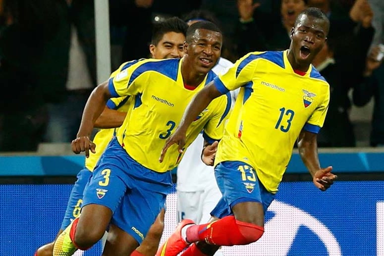 Ecuadors Nummer 13 Enner Valencia ist der Matchwinner gegen Honduras in Curitiba.