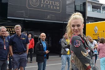 Larissa Marolt beim Formel-1-Rennen im österreichischen Spielberg.