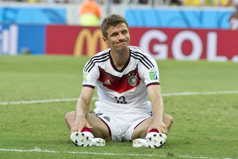 Im ersten WM-Gruppenspiel sorgte er für die herausragenden Chancen. Im zweiten Spiel gegen Ghana wirkte Thomas Müller zeitweise erschöpft und frustriert, ob der vergebene Möglichkeiten.