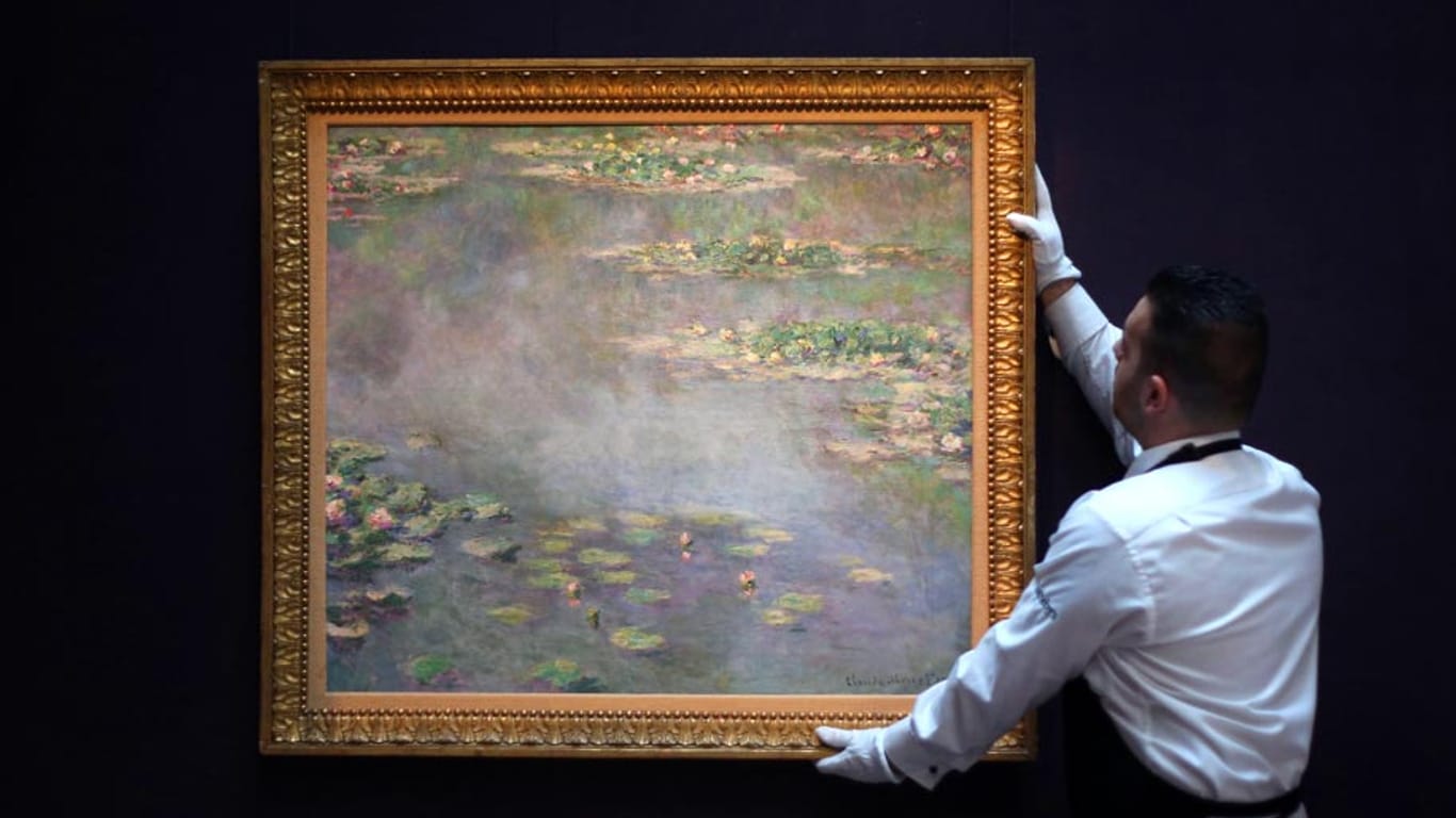 Das zweitteuerste Gemälde Monets wurde im Londoner Auktionshaus Sotheby's für 39,7 Millionen Euro versteigert.