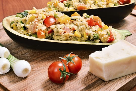 Couscous mit Gemüse ist gesund und hält durch die Kohlenhydrate lange satt