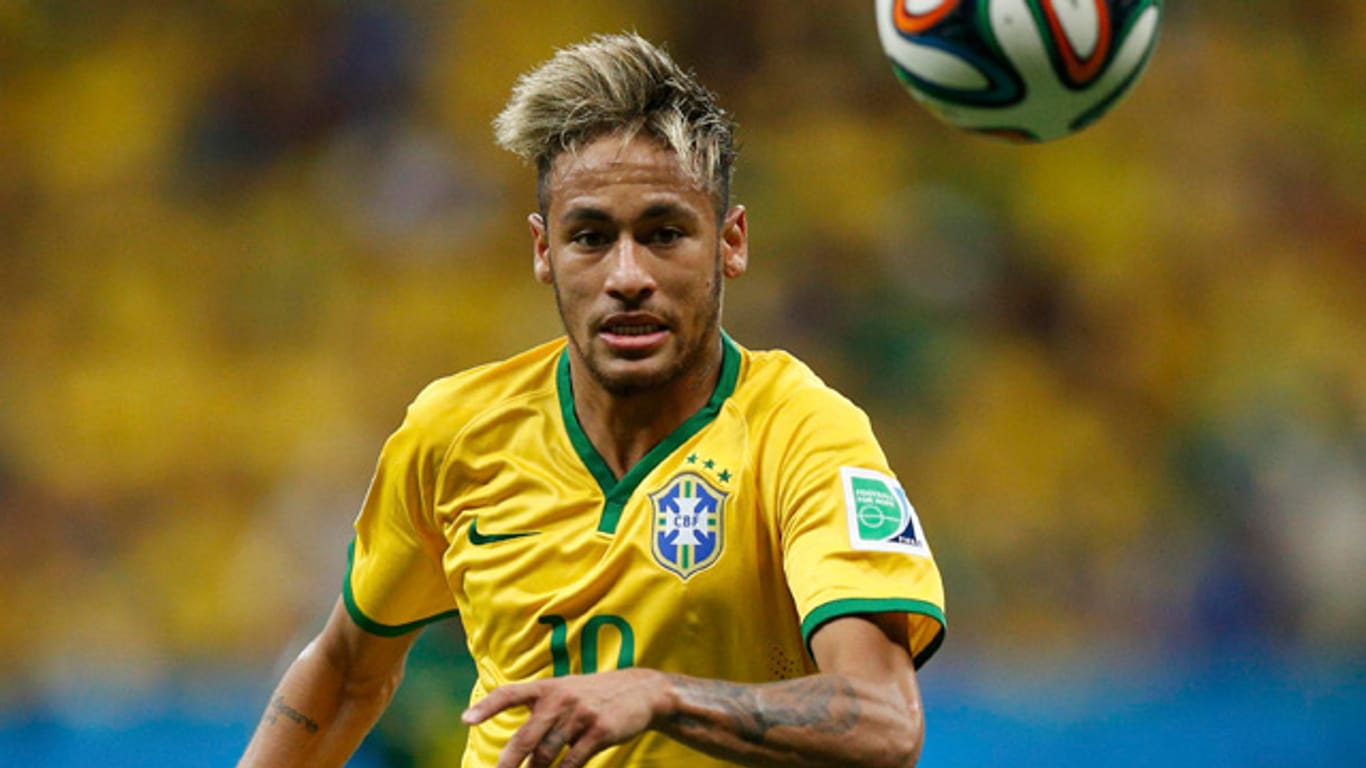 Neymar, Superstar und alleiniger Hoffnungsträger der Brasilianer.