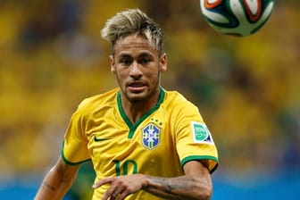 Neymar, Superstar und alleiniger Hoffnungsträger der Brasilianer.