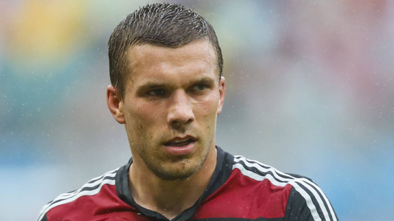 Lukas Podolski kam gegen die USA kaum zum Zug.