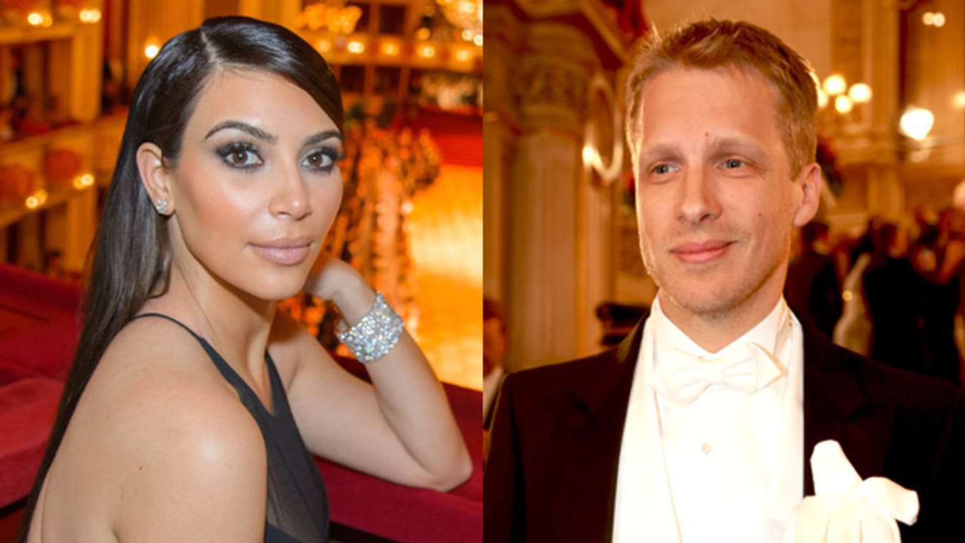 Kim Kardashian und Oliver Pocher: Ihre Begegnung auf dem Wiener Opernball war höchst unerfreulich.