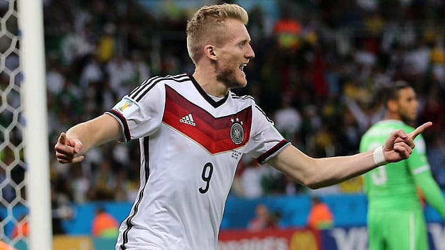 André Schürrle feiert das goldene Tor gegen Algerien.