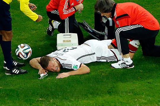Schmerzhafte Oberschenkelverletzung bei Shkodran Mustafi