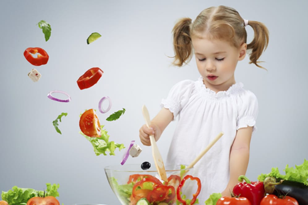 Vegetarischer Ernährung für Kinder ist kein Problem, wenn der Speiseplan ausgewogen ist.
