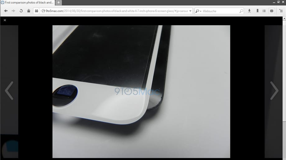 Screenshot zeigt angebliche Vorderseite des iPhone 6