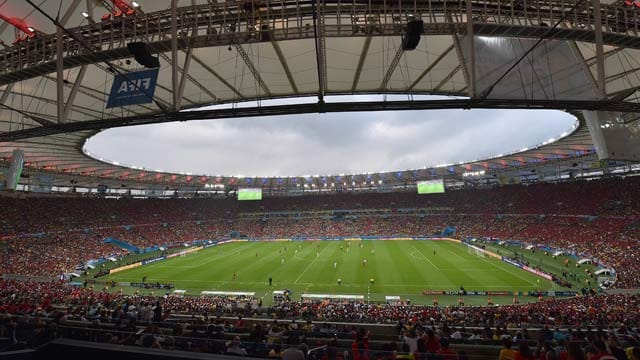 Das Maracana-Stadion ist am 13.07.2014 auch Spielstätte des WM-Finals.