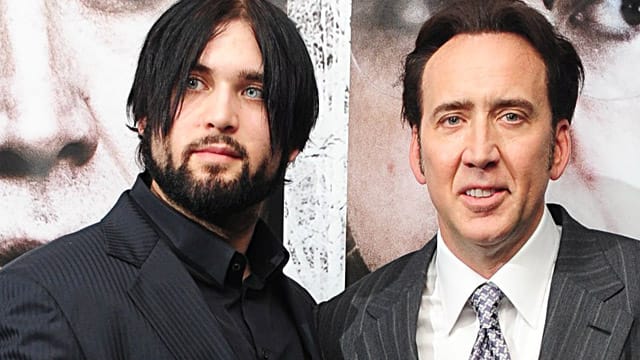 Nicolas Cage (re.) mit seinem Sohn Weston Cage (li.).