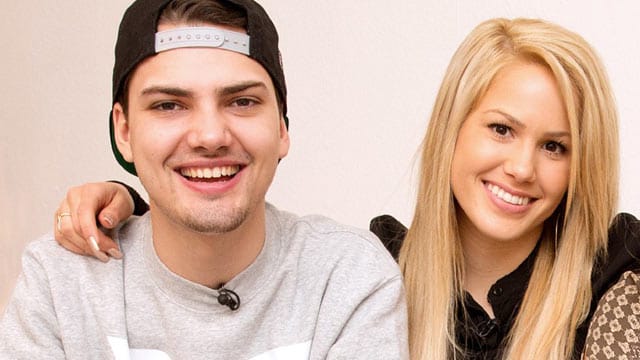 Süß: Jimi Blue Ochsenknecht und Angelina Heger flirteten bei "Promi Shopping Queen" um die Wette.