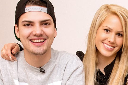 Süß: Jimi Blue Ochsenknecht und Angelina Heger flirteten bei "Promi Shopping Queen" um die Wette.